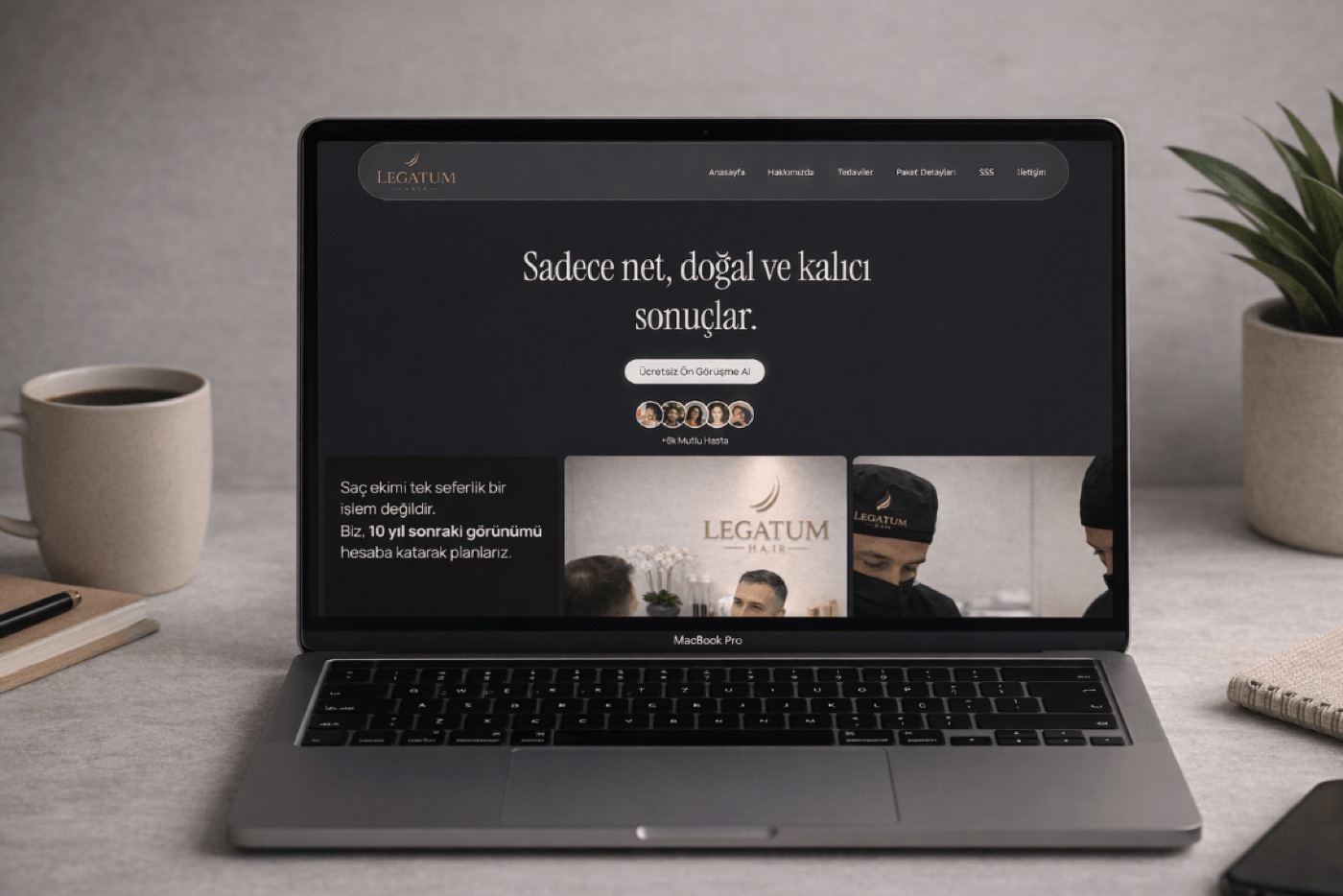 Freelance Web Tasarım Mockup