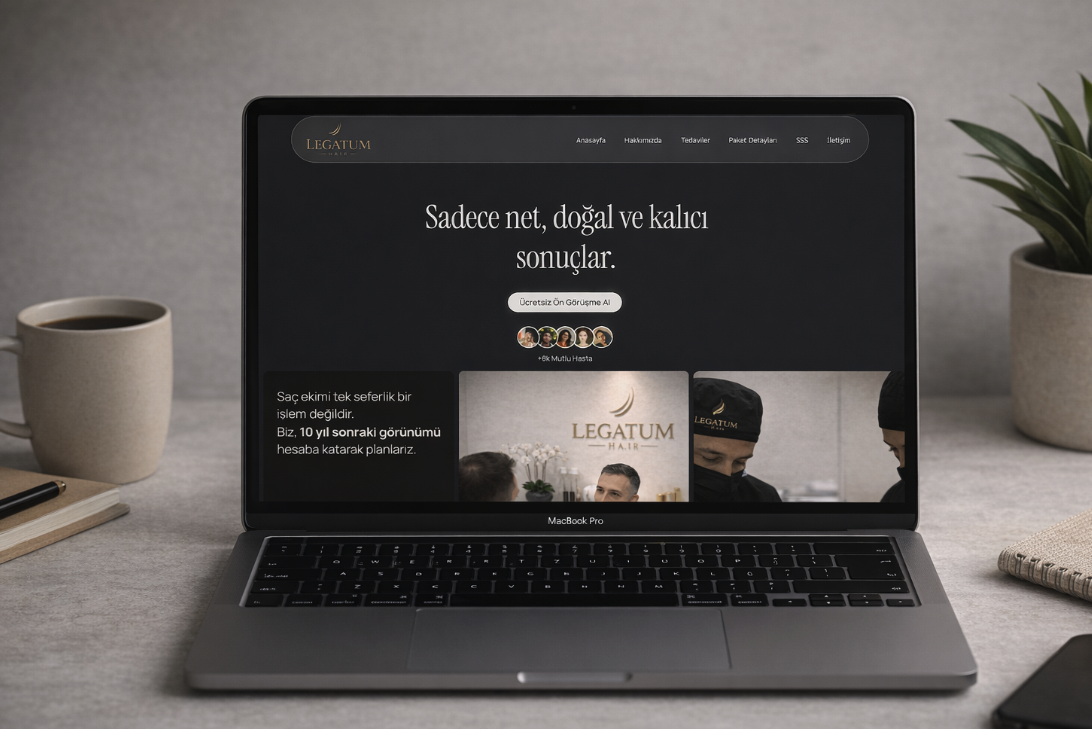 Freelance Web Tasarım Mockup 