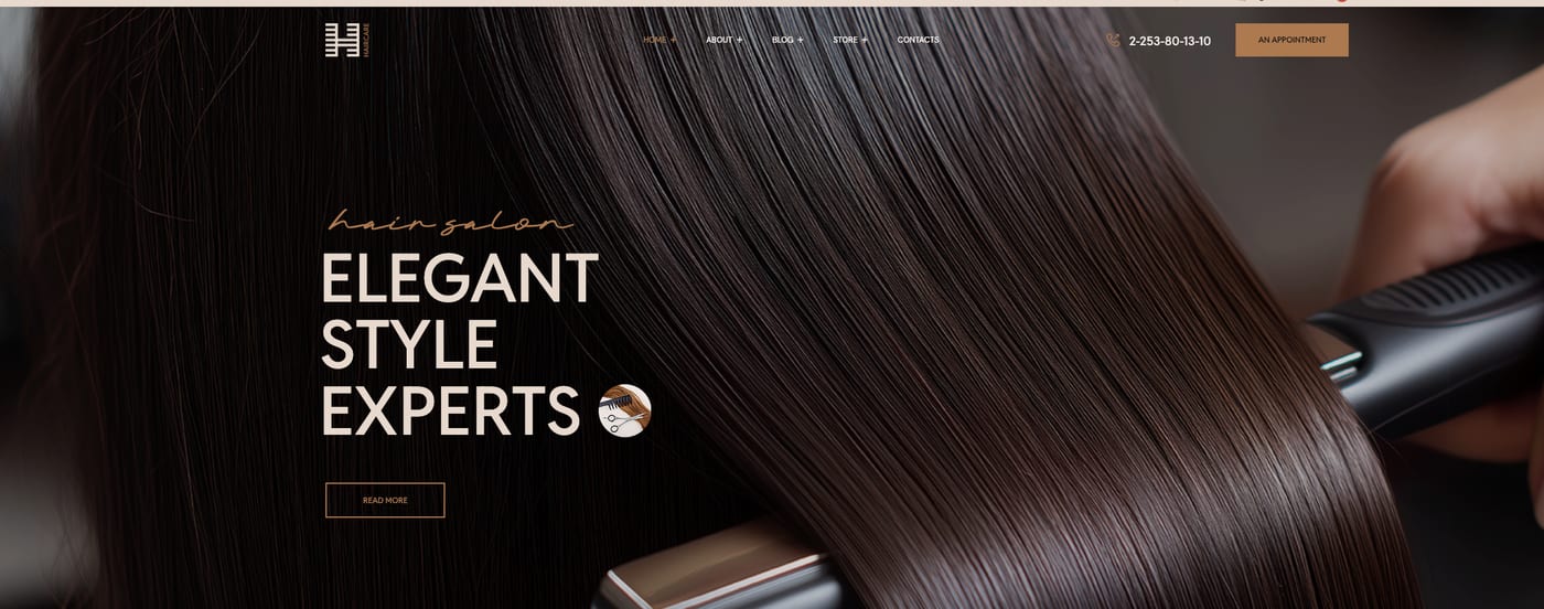 Kuaför & Güzellik Salonu — WordPress Projesi